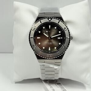 Bering Time Arctic Sailing Grey Dial and Stainless Steel Men’s Watch 18940-777